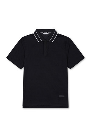 PATTERN JACQUARD POLO T-SHIRTS