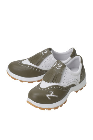 WOMEN 9.2 ITALY GOLF SHOES(Khaki)