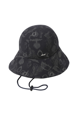 ELORD GALLERY BUCKET HAT(Navy)