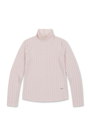 [ONLINE EXCLUSIVE]  ELYSEE Edit6. Soft Wavy Highneck