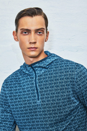 MEN COOLING MESH HOODIE SHIRTS