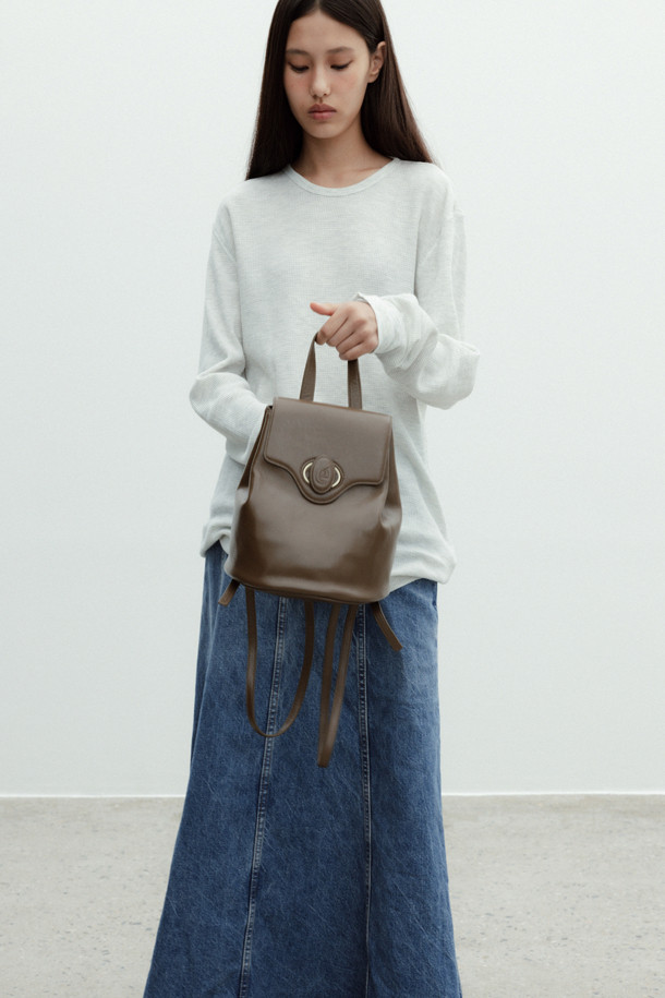 Archivepke - 백팩 - Oval school bag(Vintage mocha)