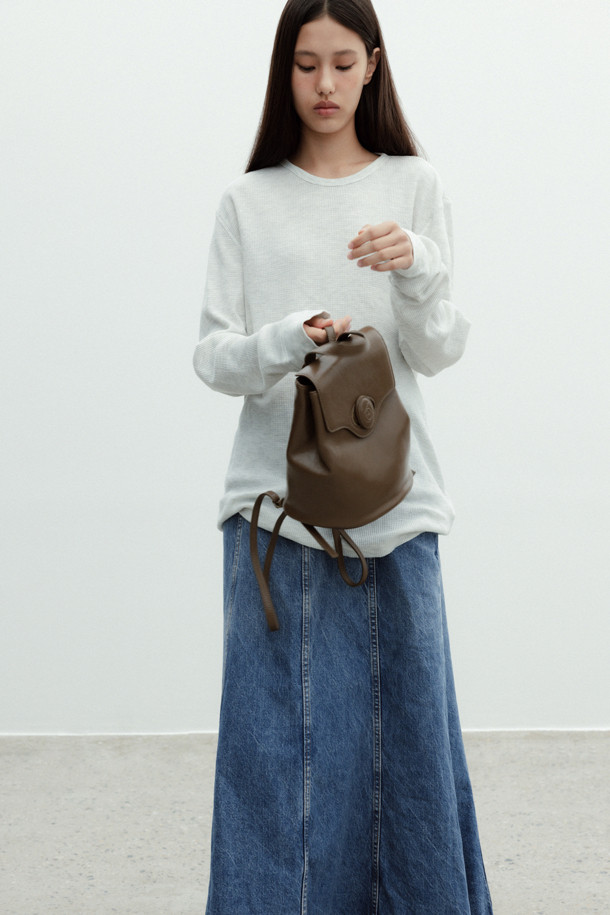 Archivepke - 백팩 - Oval school bag(Vintage mocha)