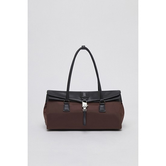 Luv lock duffle bag(Nylon brown)
