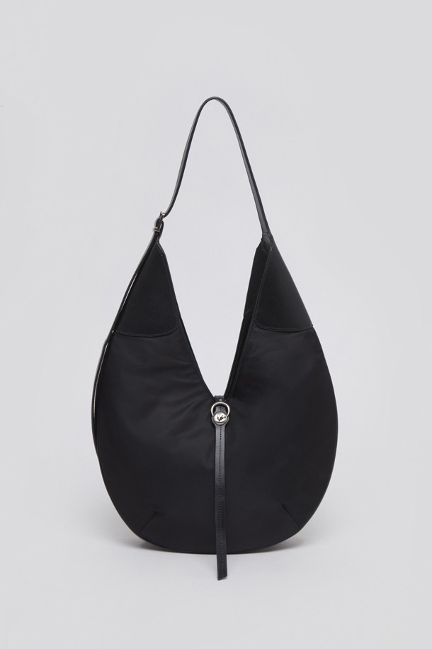 Archivepke - 숄더백 - Luv hole hobo bag(Nylon black)