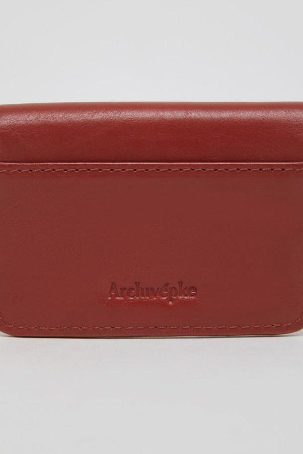 Archivepke - 반지갑 - epke card wallet(Red clay)