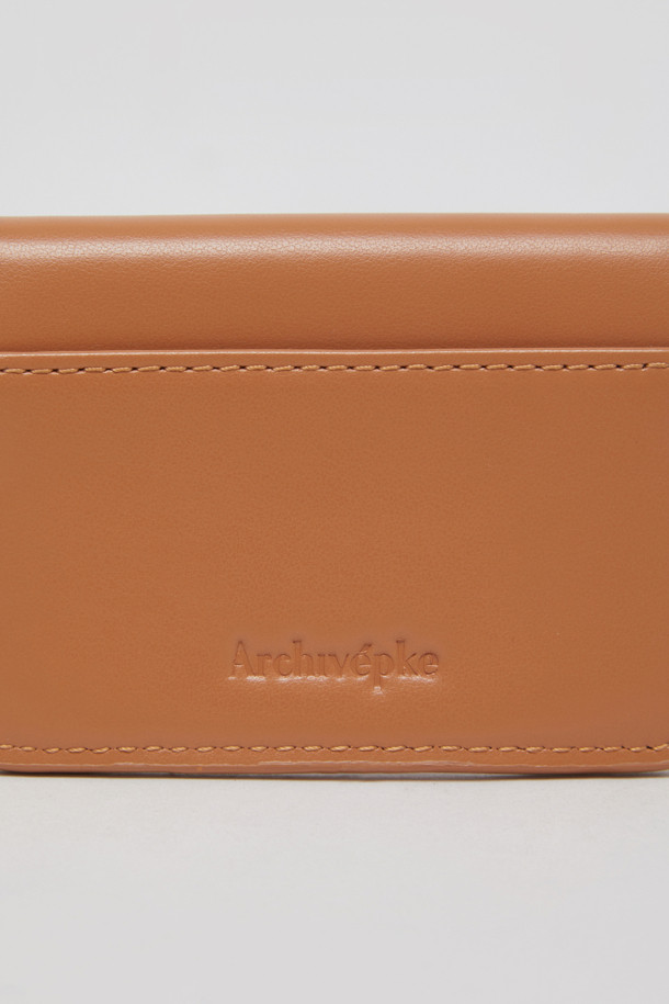 Archivepke - 반지갑 - epke card wallet(Caramel)