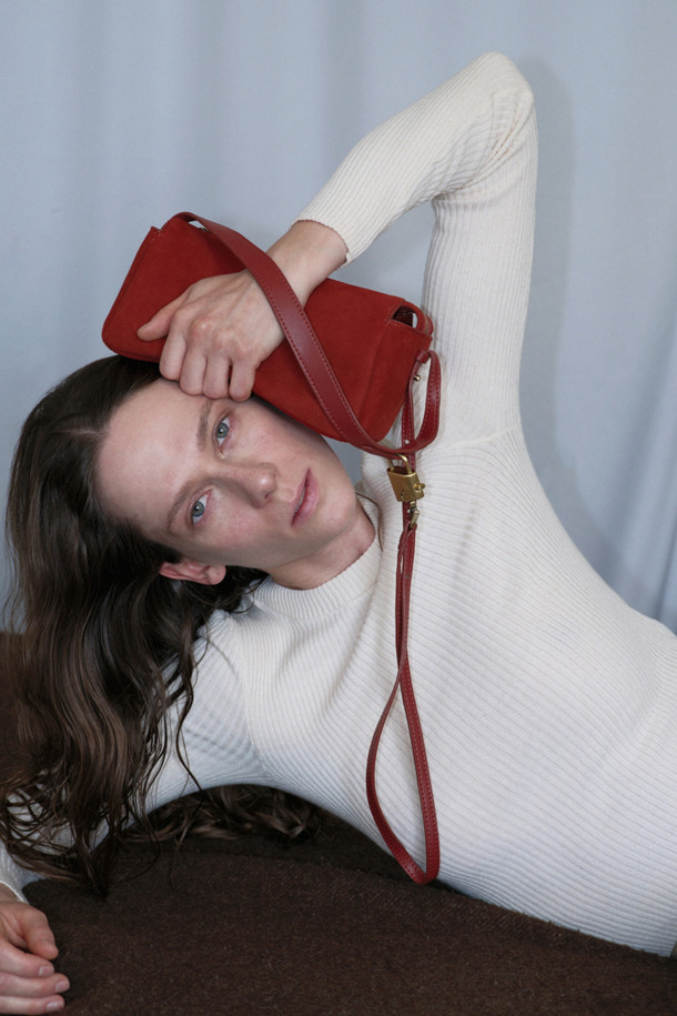 Archivépke -  - [EXCLUSIVE] Luv Lock toast bag(Suede red)