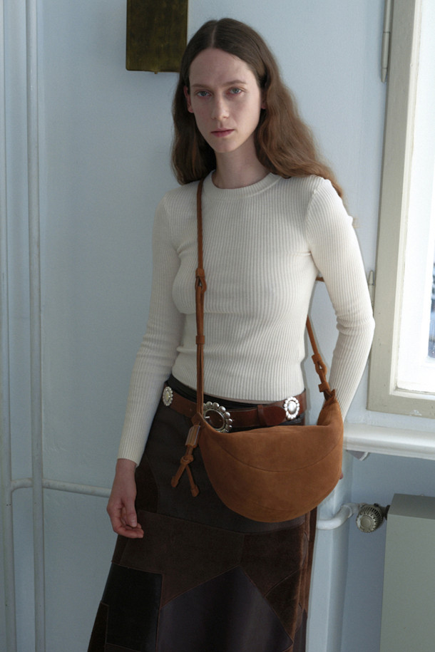 Archivépke -  - [EXCLUSIVE] Fling bag(Suede caramel)