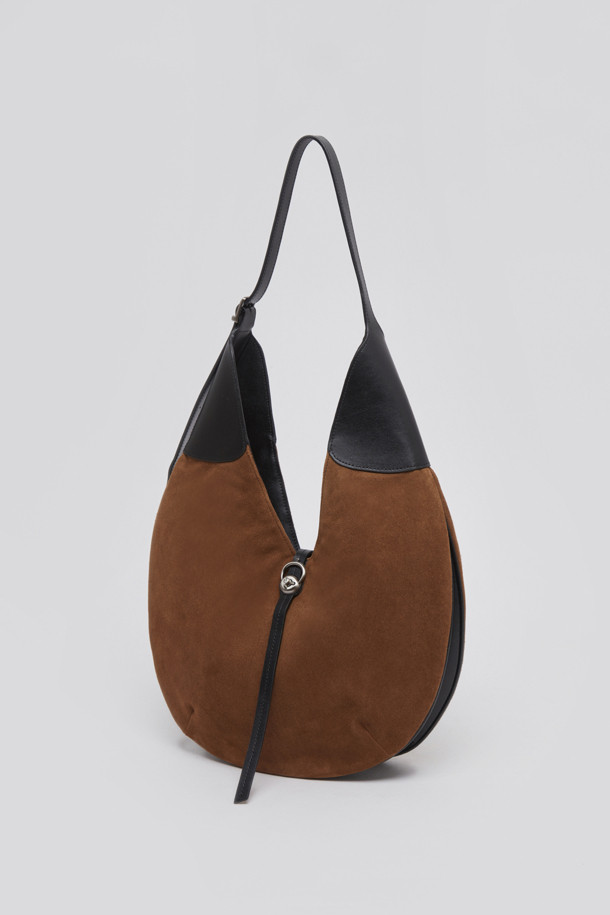 Archivepke - 숄더백 - Luv hole hobo bag(Suede brown)