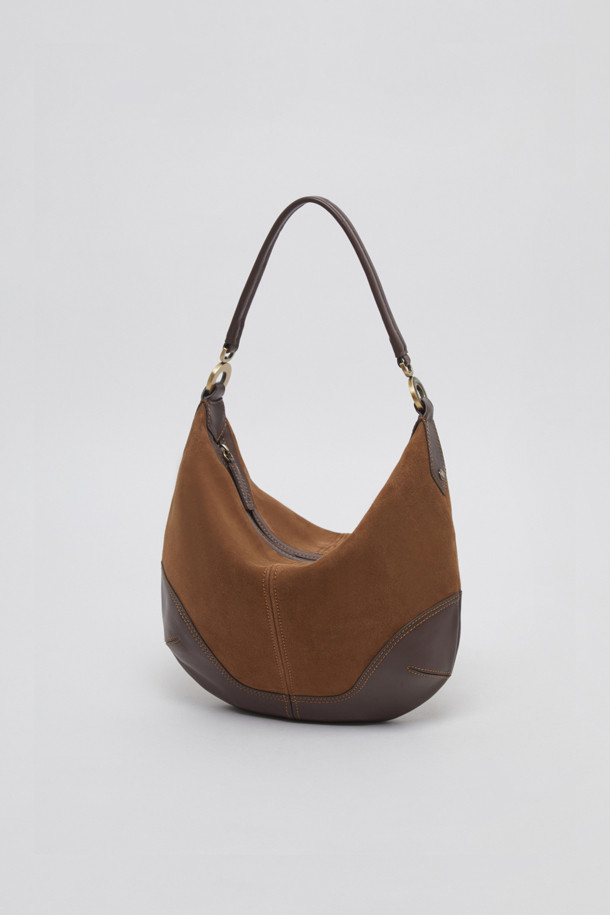 Archivepke - 숄더백 - Tondo hobo bag(Suede brown)