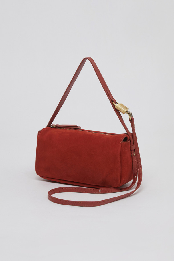 Archivépke -  - [EXCLUSIVE] Luv Lock toast bag(Suede red)