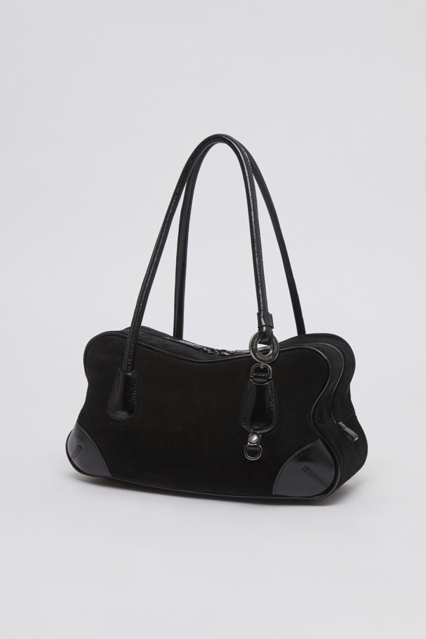 Archivépke -  - [EXCLUSIVE] Tondo boston bag(Suede black)