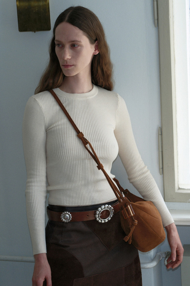 Archivépke -  - [EXCLUSIVE] Fling bag(Suede caramel)