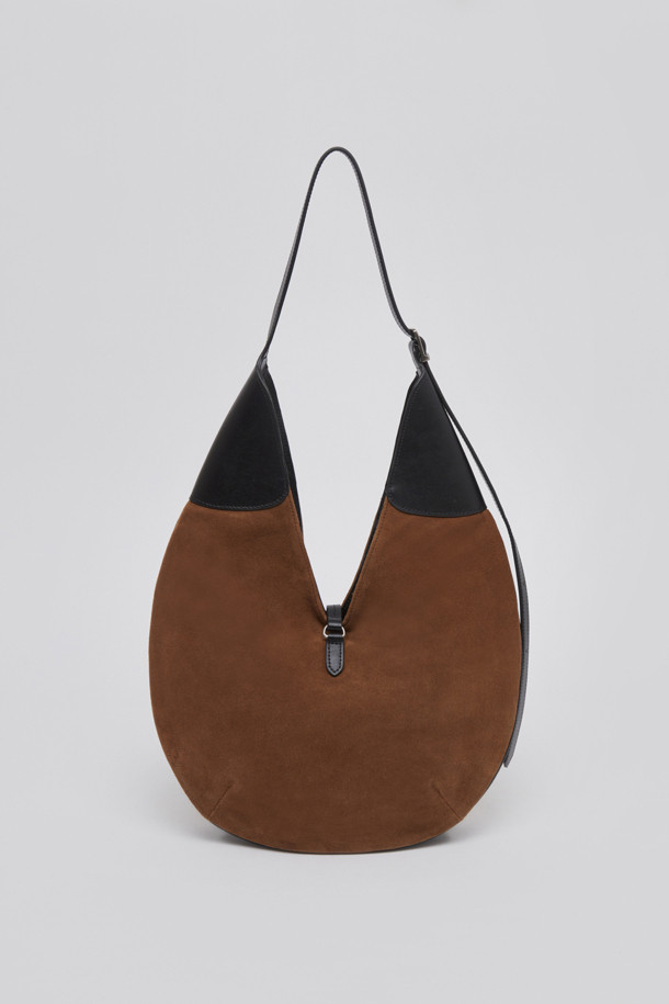 Archivepke - 숄더백 - Luv hole hobo bag(Suede brown)