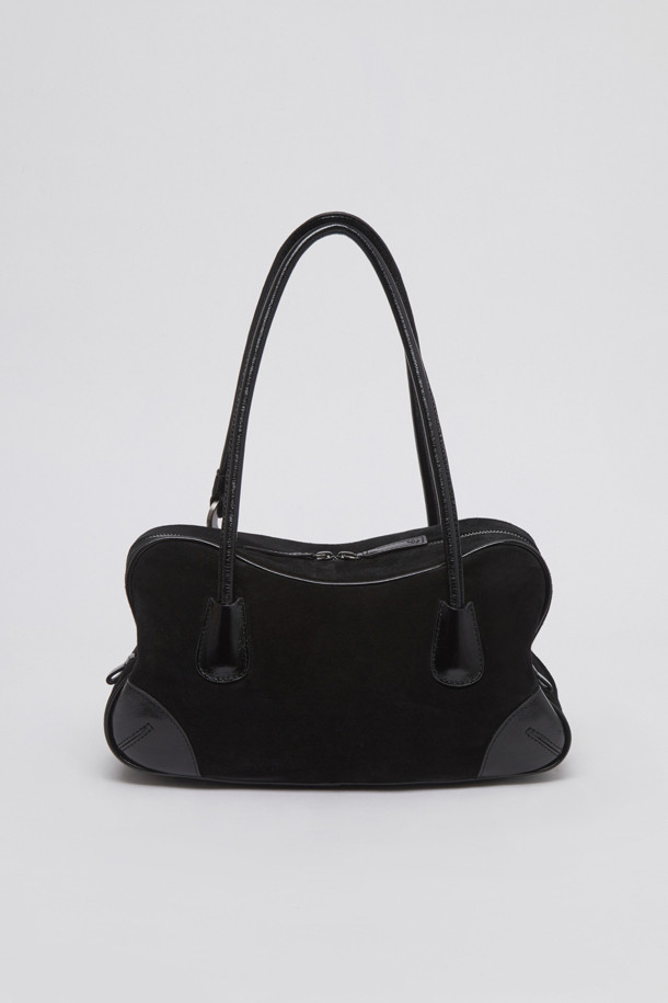 Archivépke -  - [EXCLUSIVE] Tondo boston bag(Suede black)