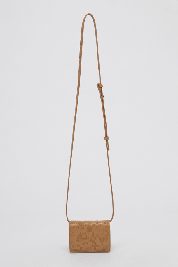 Archivepke - 크로스백 - Oval card bag(Lizard beige)