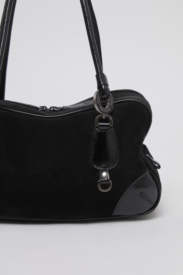 Archivépke -  - [EXCLUSIVE] Tondo boston bag(Suede black)