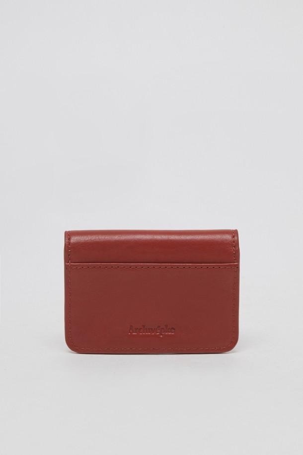 Archivepke - 반지갑 - epke card wallet(Red clay)