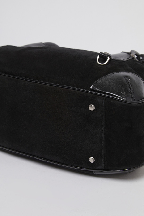 Archivépke -  - [EXCLUSIVE] Tondo boston bag(Suede black)