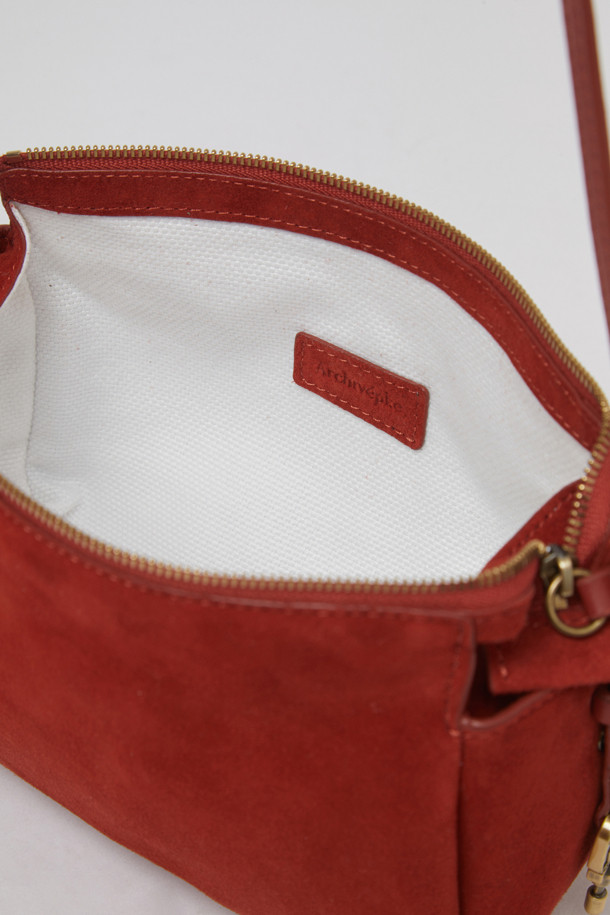 Archivépke -  - [EXCLUSIVE] Luv Lock toast bag(Suede red)