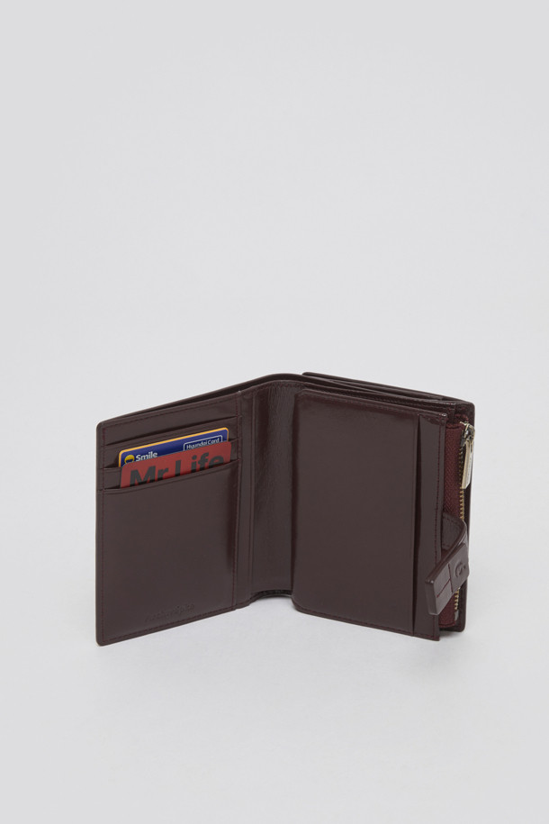 Archivepke - 반지갑 - Essential wallet(Merlot red)