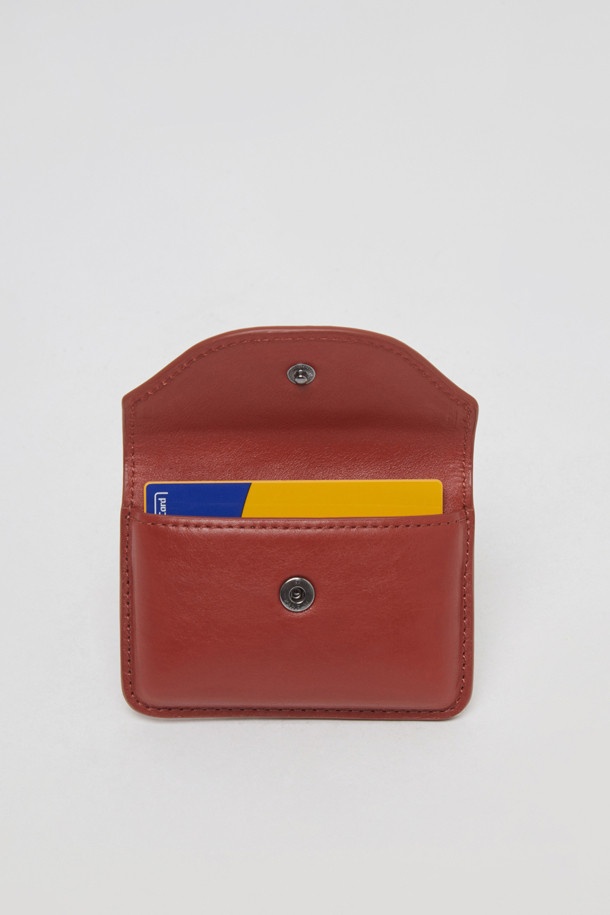 Archivepke - 반지갑 - epke card wallet(Red clay)