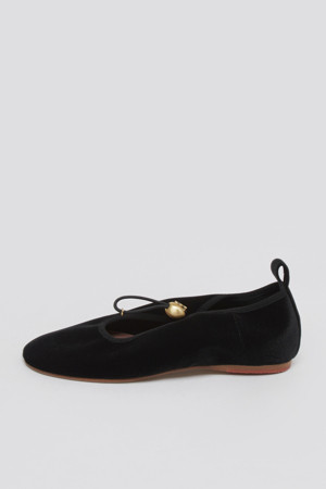 Luv string flat(Velvet black)