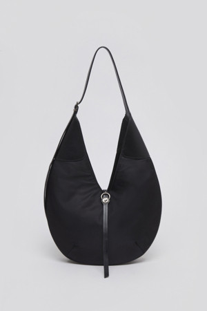 Luv hole hobo bag(Nylon black)