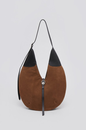 Luv hole hobo bag(Suede brown)