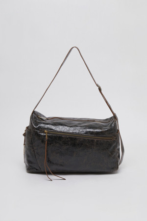 Luv lock messenger bag(Rusty black)