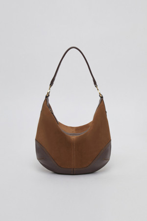 Tondo hobo bag(Suede brown)