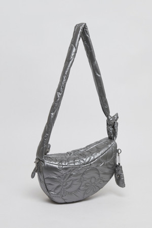 [EXCLUSIVE] Puffy fling bag(Shine gray)