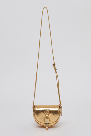 Luv lock mini bag(Bright gold)