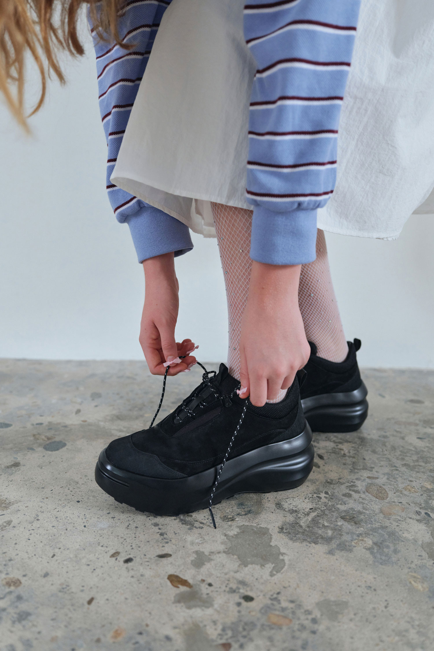 Platform sneakers(Black)_Archivépke - 코오롱몰