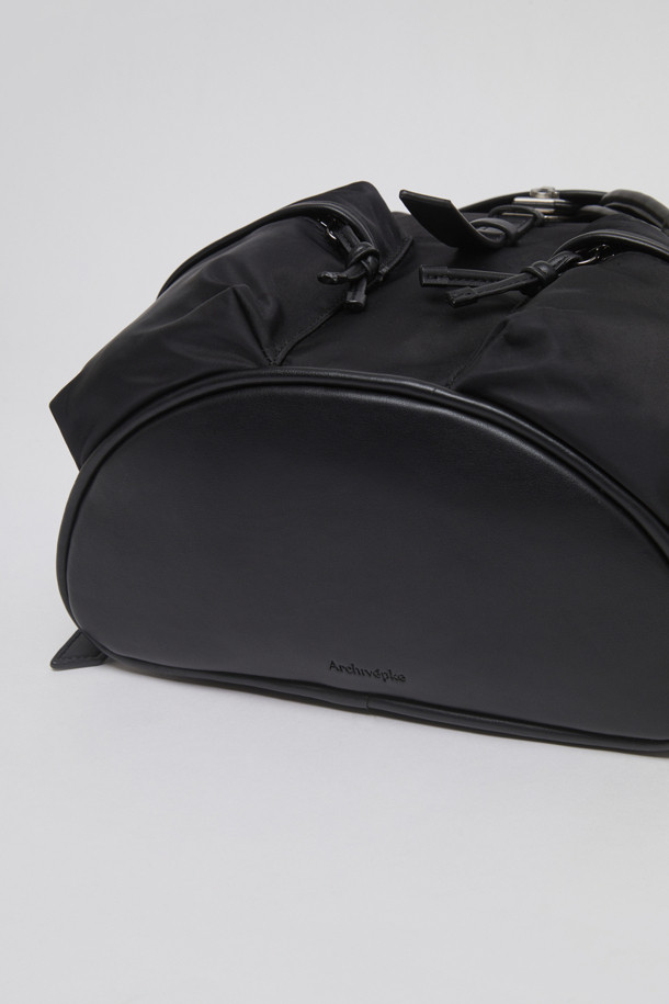 Archivepke - 백팩 - Clip rucksack(Nylon black)