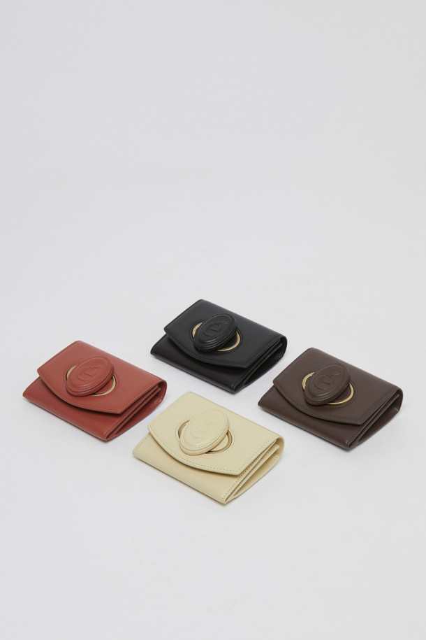 Archivepke - 반지갑 - Oval wallet(Choco spread)