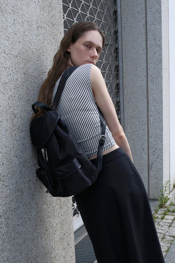 Archivepke - 백팩 - Clip rucksack(Nylon black)