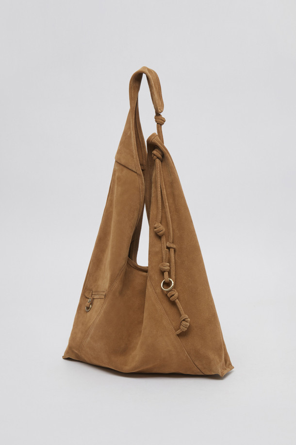 Archivepke - 토트백 - Knotted layer bag(Suede caramel)