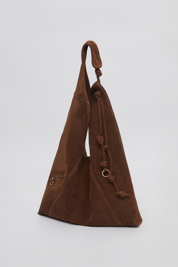 Archivepke - 토트백 - Knotted layer bag(Suede brown)