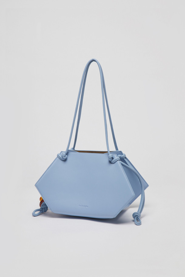 Archivépke - 숄더백 - Small doughnut angle bag(Wavy blue)