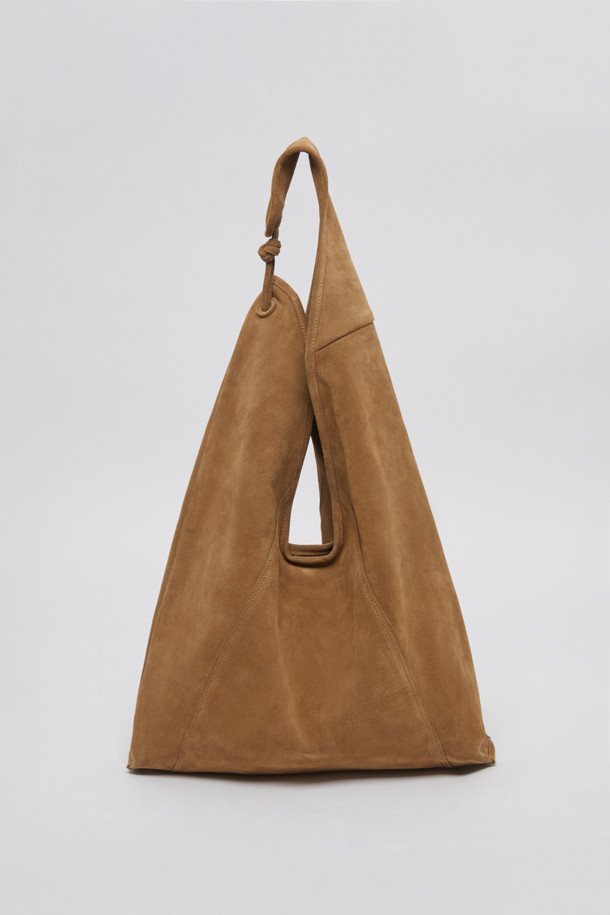 Archivepke - 토트백 - Knotted layer bag(Suede caramel)