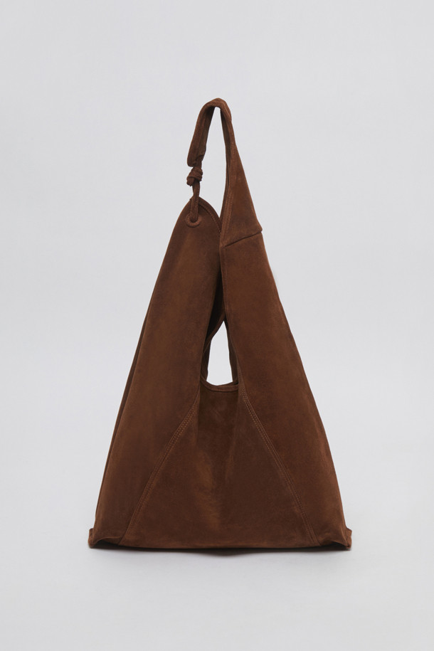 Archivepke - 토트백 - Knotted layer bag(Suede brown)