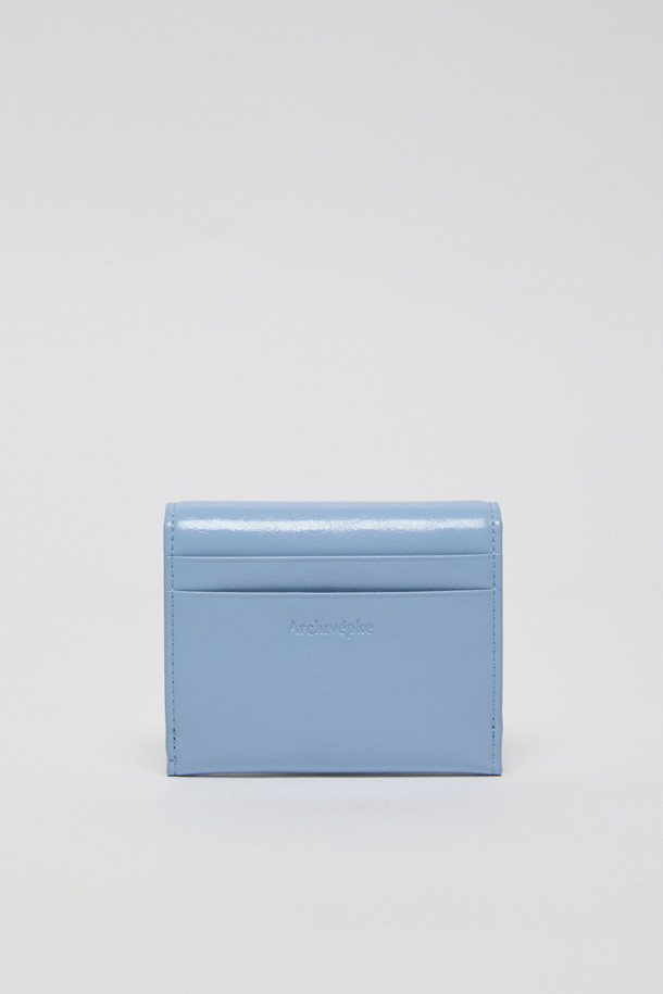 Archivepke - 반지갑 - Oval wallet(Wavy blue)