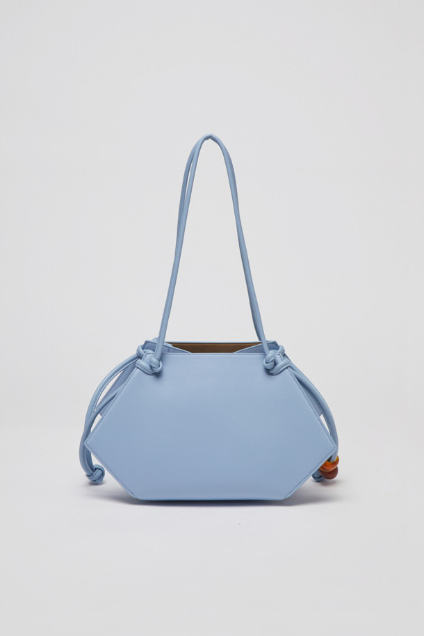 Archivépke - 숄더백 - Small doughnut angle bag(Wavy blue)