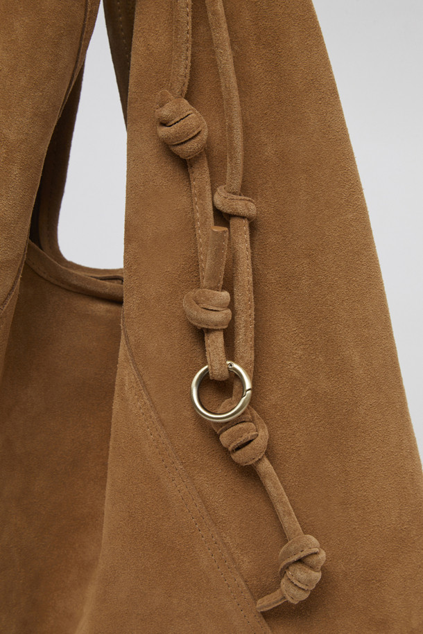 Archivepke - 토트백 - Knotted layer bag(Suede caramel)