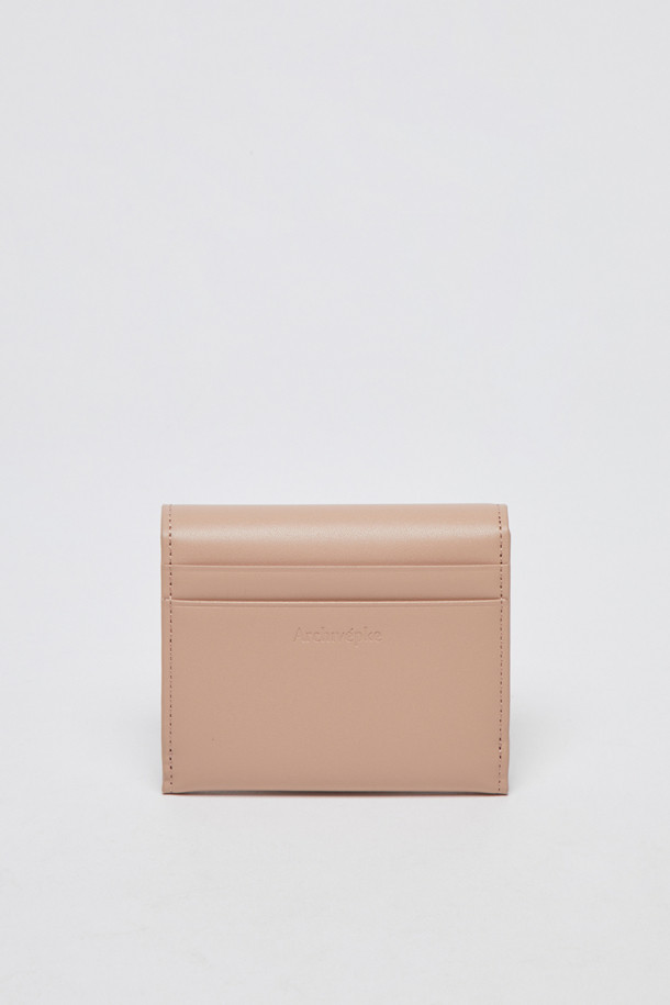 ★Archivepke★Oval wallet★Choco spread★韓国★大人気★ MUSINSA | Archivépke Oval wallet(Choco spread)_OVADX25001DKB