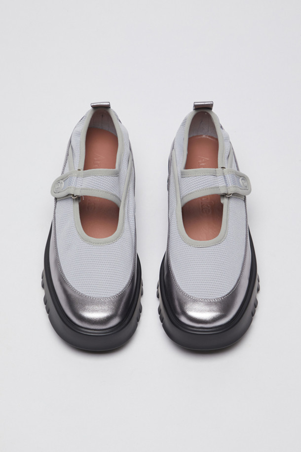 スリッポン [Archivepke] Glow mary-jane Archivépke] Glow mary-jane(Silver spoon)