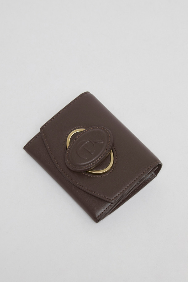 Archivepke - 반지갑 - Oval wallet(Choco spread)