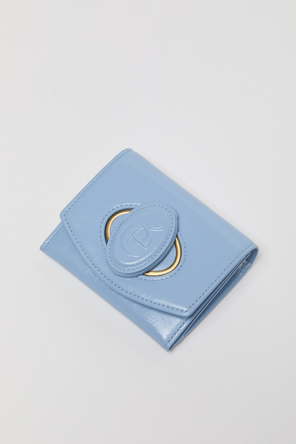 Archivepke - 반지갑 - Oval wallet(Wavy blue)